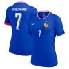 Officiële Voetbalshirt Frankrijk Griezmann 7 Thuis EK 2024 - Dames